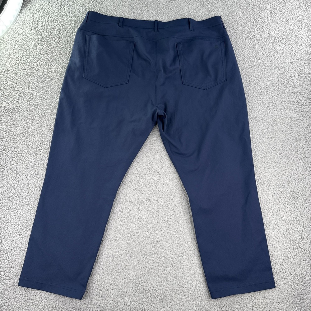 Public Rec Pants Mens 42x28 Navy Dealmaker Performance 5 Pocket Golf Chino - Picture 2 of 12